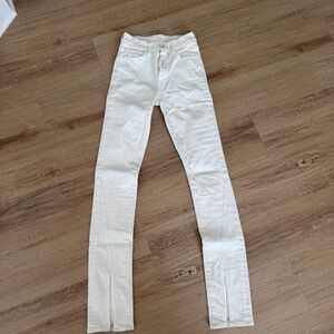 MOTHER White Skinny Jeans